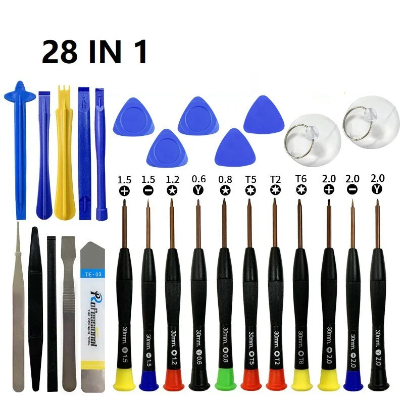 36/17 IN 1 Mobile Phone Disassembly Repair Tools Pry Opening Screwdriver Set for iPhone Laptop Computer Pry Opening Repair Tool