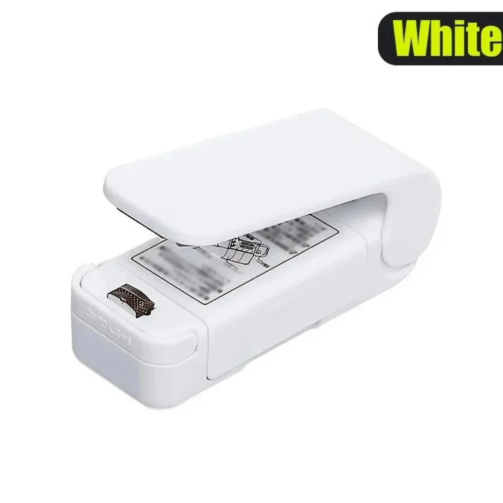 Mini Heat Bag Packaging Sealer Portable Plastic Bag Clip Sealing Machine Food Storage Seal Snack Sealing Kitchen Gadgets