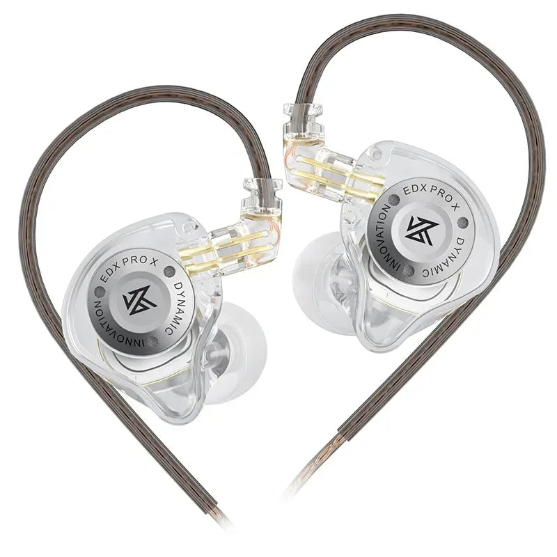 KZ EDX PRO X Dynamic Drive Earphone HIFI Bass Earbud Sport Music Cancelling Headsets 2PIN Cable KZ ZSTX ZSN PRO X EDC EDA ZVX