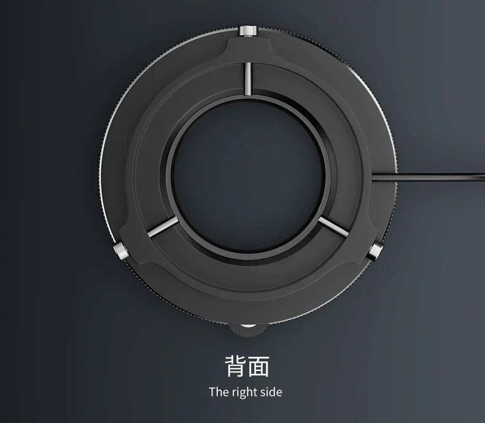 iFixes iL37 Microscope Polarized 96-LED Ring Light Anti Glare Microscope Lamp Illuminator For Soldering Repair Industrial Camera