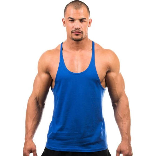 Bodybuilding Tank Top Men's Bodybuilding Clothes Fitness Sleeveless Top For Bodybuilding Male Undershirt Clothing Gym