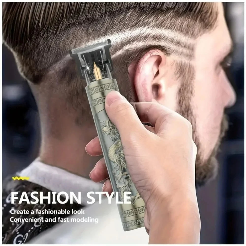 T9 USB Rechargeable Electric Hair Clipper Machine Man Shaver Trimmer Barber Technical Beard Trimmer For Men Hair Care Cutting