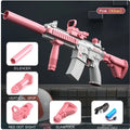 New Water Gun Electric Pistol Shooting Toy Full Automatic Outdoor Beach Gun Summer Water Beach Toy Play The Drum Magazine