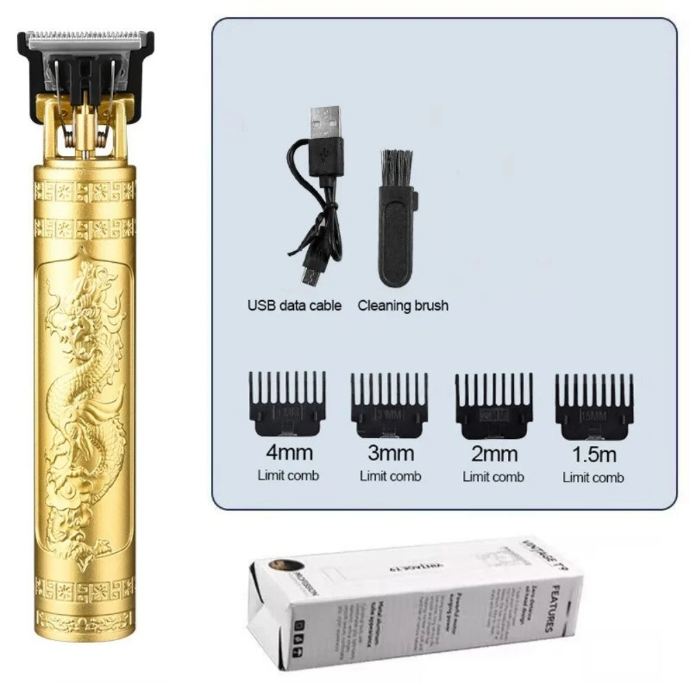 T9 USB Rechargeable Electric Hair Clipper Machine Man Shaver Trimmer Barber Technical Beard Trimmer For Men Hair Care Cutting