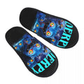Kpop Demon Hunters Huntrix Soft Scuff Memory Foam Slippers Women Spa House Shoes