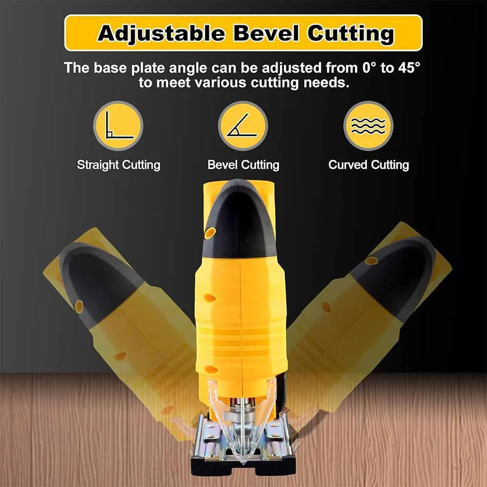 2025 340W Brushless Jigsaw 18V Without Battery with Saw Blade Cordless Barrel Handle Portable Carpenter Power Tool For Makita