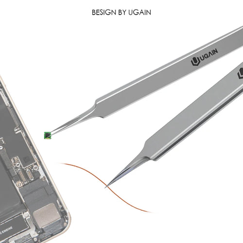 1PCS Length 15CM Extended Precision electronic tweezers for Mobile phone repair PCB IC chip BGA soldering Anti-scalding tweezers