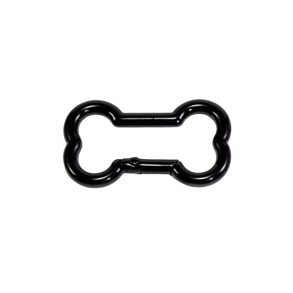 5 Pcs High Quality Zinc Alloy Spring Buckle Bone Shaped Metal Buckle DIY Keychain Hook Pendant Jewelry Accessories