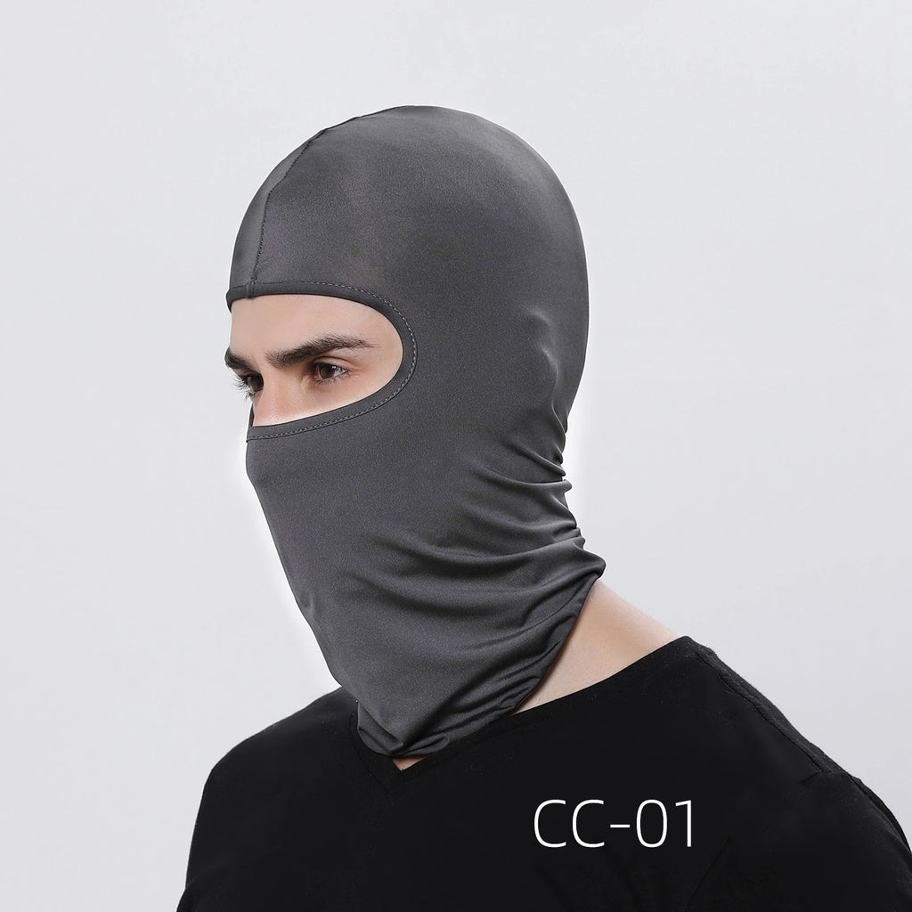 Motorcycle Balaclava Sun Protection Full Face Mask Breathable Mesh Airsoft Mask Balaclava Bicycle Cycling Head Cover Unde