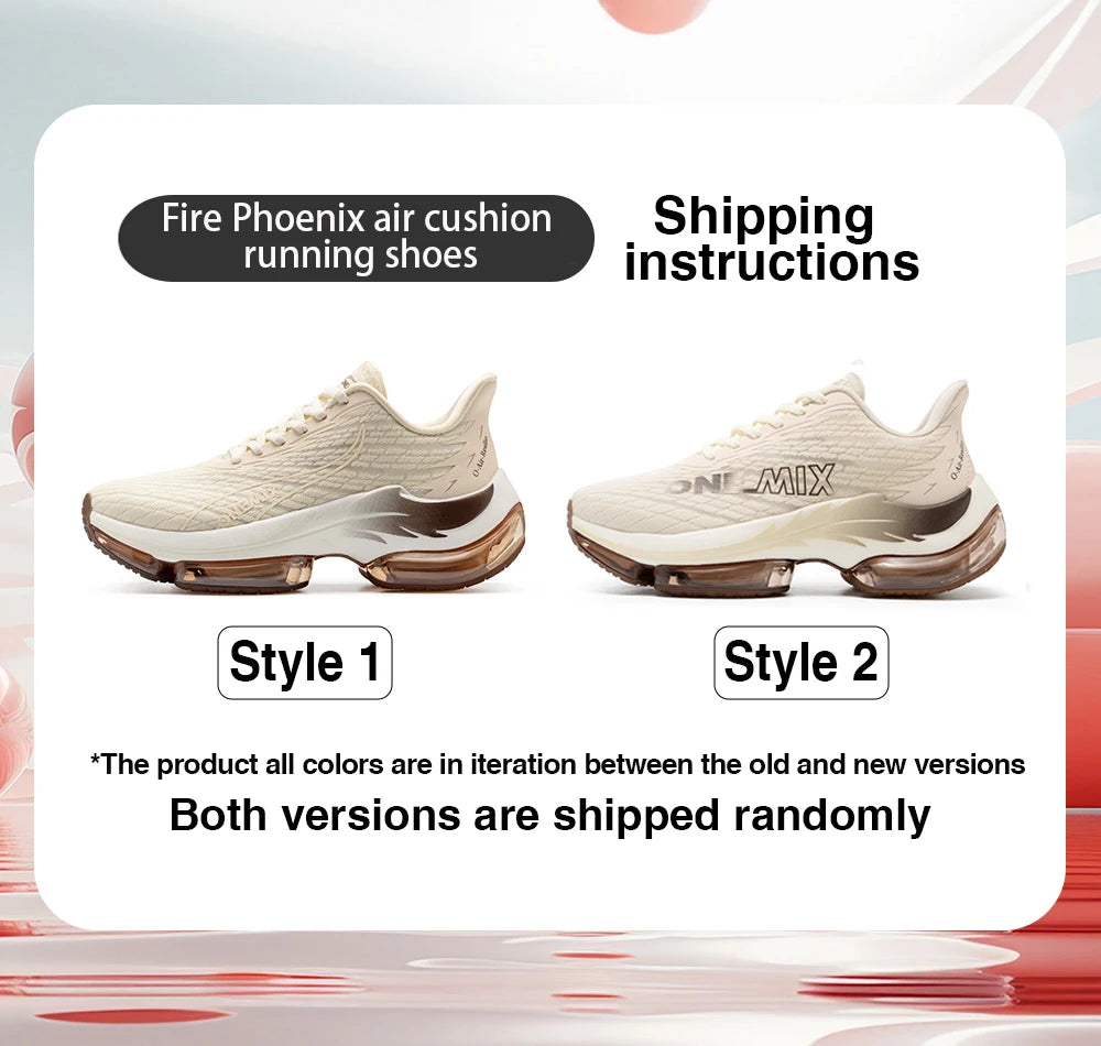 ONEMIX 2025 New Running Shoes for Men Air Cushion Athletic Couple Trainers Sport Runner Shoes for Outdoor Women Walking Sneakers