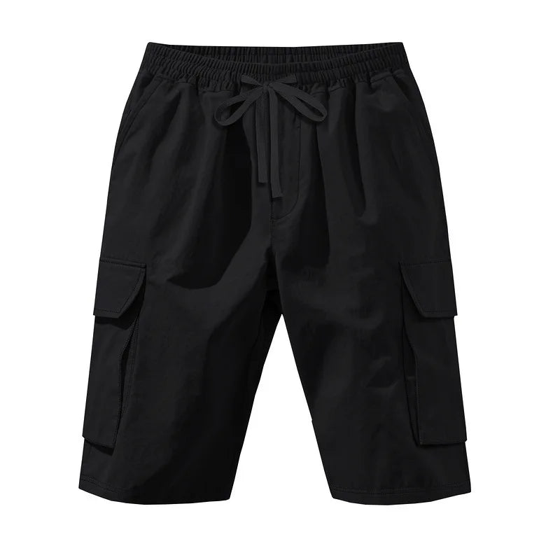 2025 Hot-selling American-style fashionable outdoor loose tactical men's multi-pocket cargo casual sports beach shorts short