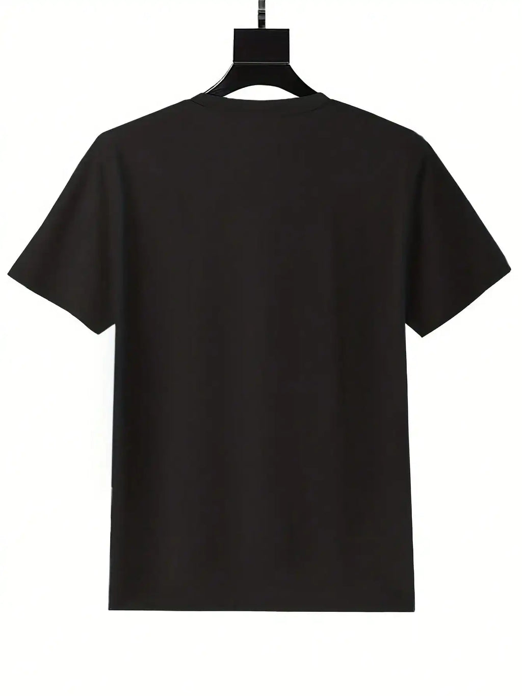Women's Black Cotton Biker T-Shirt - Short Sleeve, Round Neck, Motorcycle & Roses Graphic Design, Perfect for Casual Attire