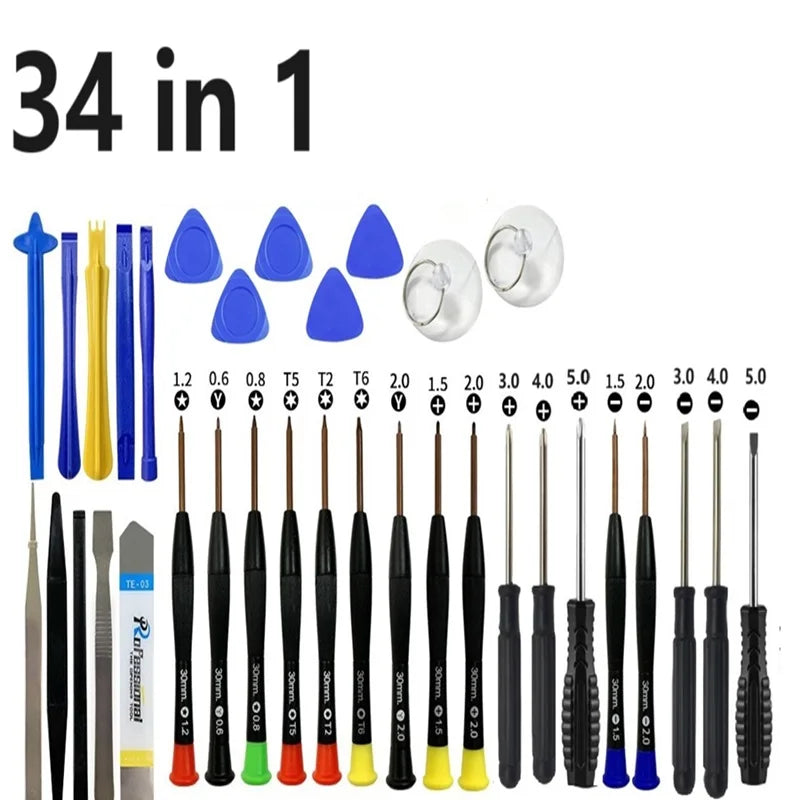 36/17 IN 1 Mobile Phone Disassembly Repair Tools Pry Opening Screwdriver Set for iPhone Laptop Computer Pry Opening Repair Tool