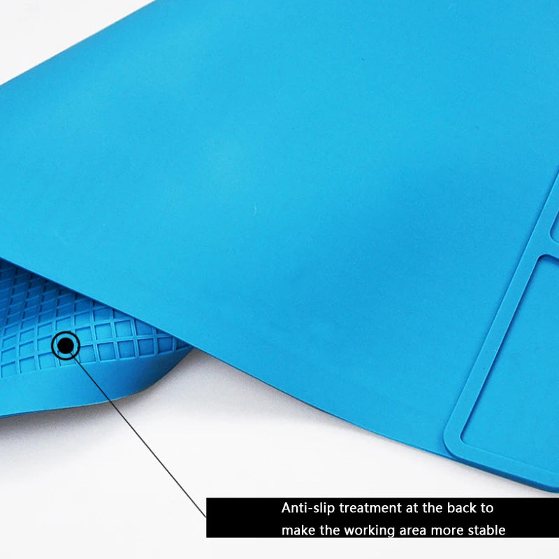 ESD Heat Insulation Soldering Mat Computer Phone Repair Tool Kit Working Silicone Repair Pad Heatresistant Maintenance Platform