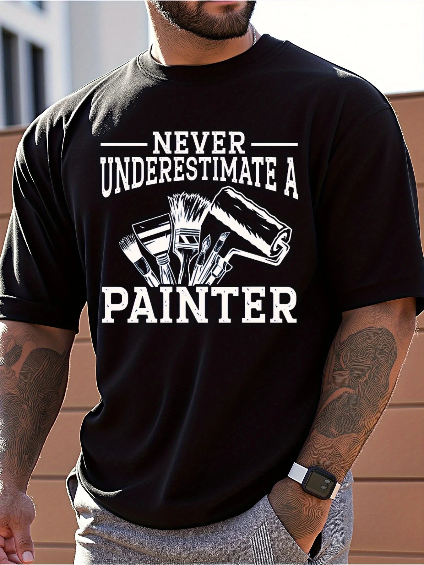 Men's Casual Graphic T-Shirt Design Pure Cotton Breathable Comfortable Perfect for Summer Outings and Casual Attire