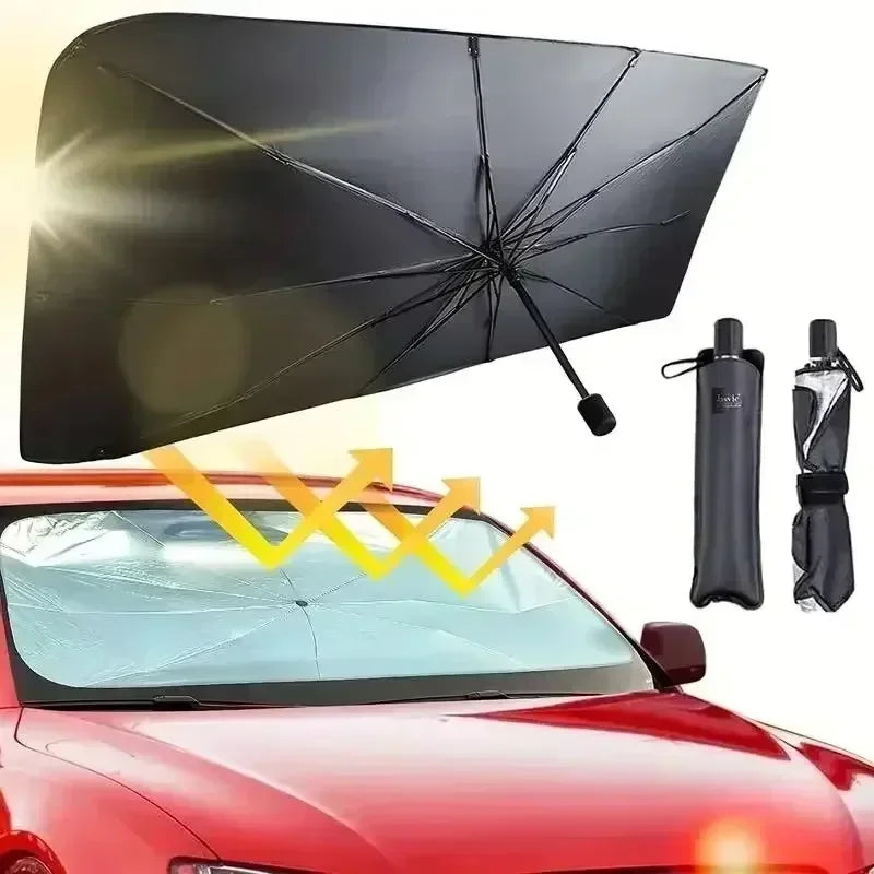 Car parasol Car parasol Retractable parasol Insulated front windshield parasol UV insulated parasol