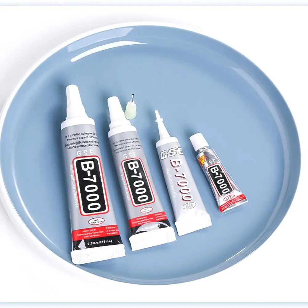 3/5/9/15ml B7000 Glue Transparent Crystal Glue Multifunctional Toothpaste Glue Phone Adhesive DIY Repair Glue Accessories