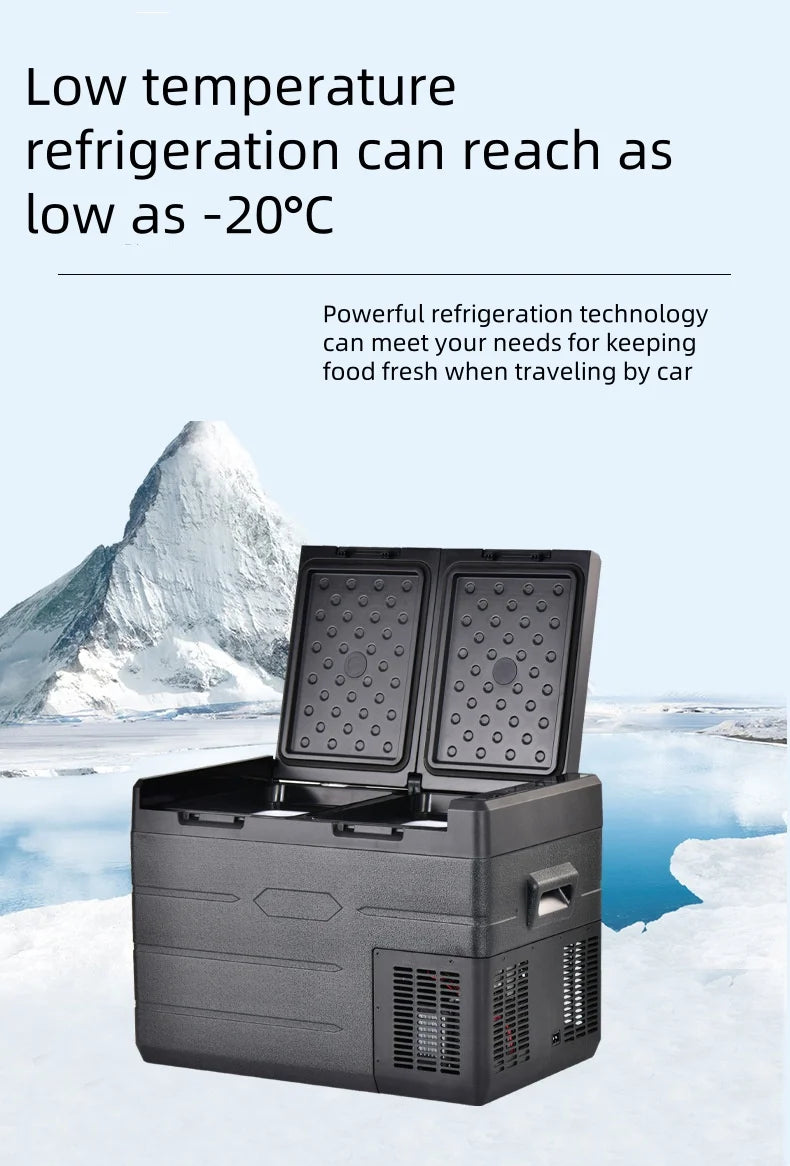 35L Portable Electric Cooler Mini Car Fridge 12v Refrigerator Freezer DC12V-24V/AC110V-240V Drop Shipping