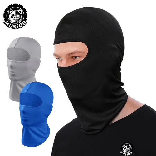 Musion Motorcycle Balaclava Sun Protection Full Face Mask Breathable Mesh Airsoft Mask Balaclava Bicycle Cycling Head Cover Unde