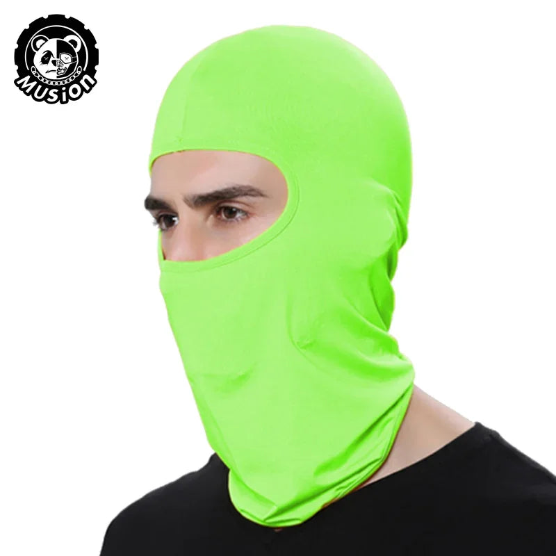Motorcycle Balaclava Sun Protection Full Face Mask Breathable Mesh Airsoft Mask Balaclava Bicycle Cycling Head Cover Unde