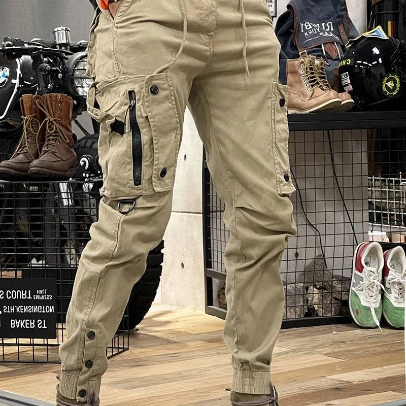Cargo Pants For Men Motorcycle Biker Loose Trousers Man Slim Hiking Trekking Outdoor Long Cheap Luxury Oversize Designer Emo