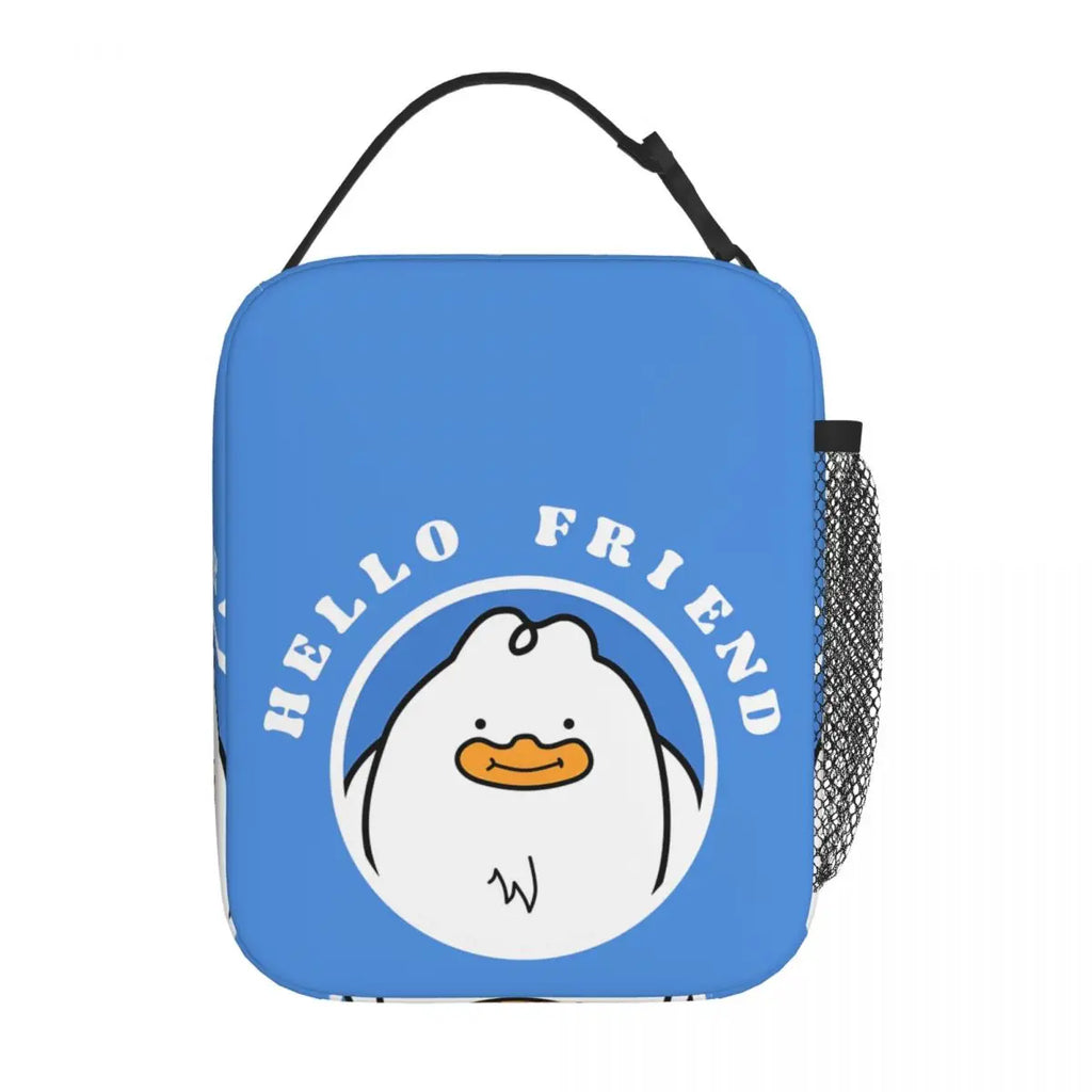 Kpop Demon Hunters Boys Team Retro Style 90s Insulated Lunch Bags Portable Meal Container Cooler Bag Tote Lunch Box Food Handbag