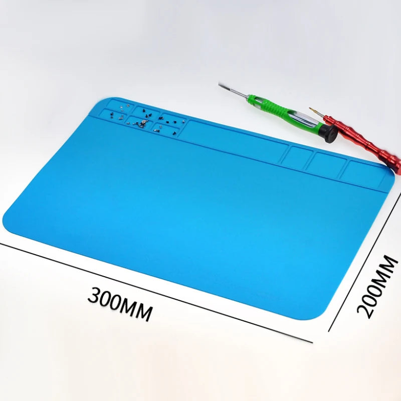 ESD Heat Insulation Soldering Mat Computer Phone Repair Tool Kit Working Silicone Repair Pad Heatresistant Maintenance Platform