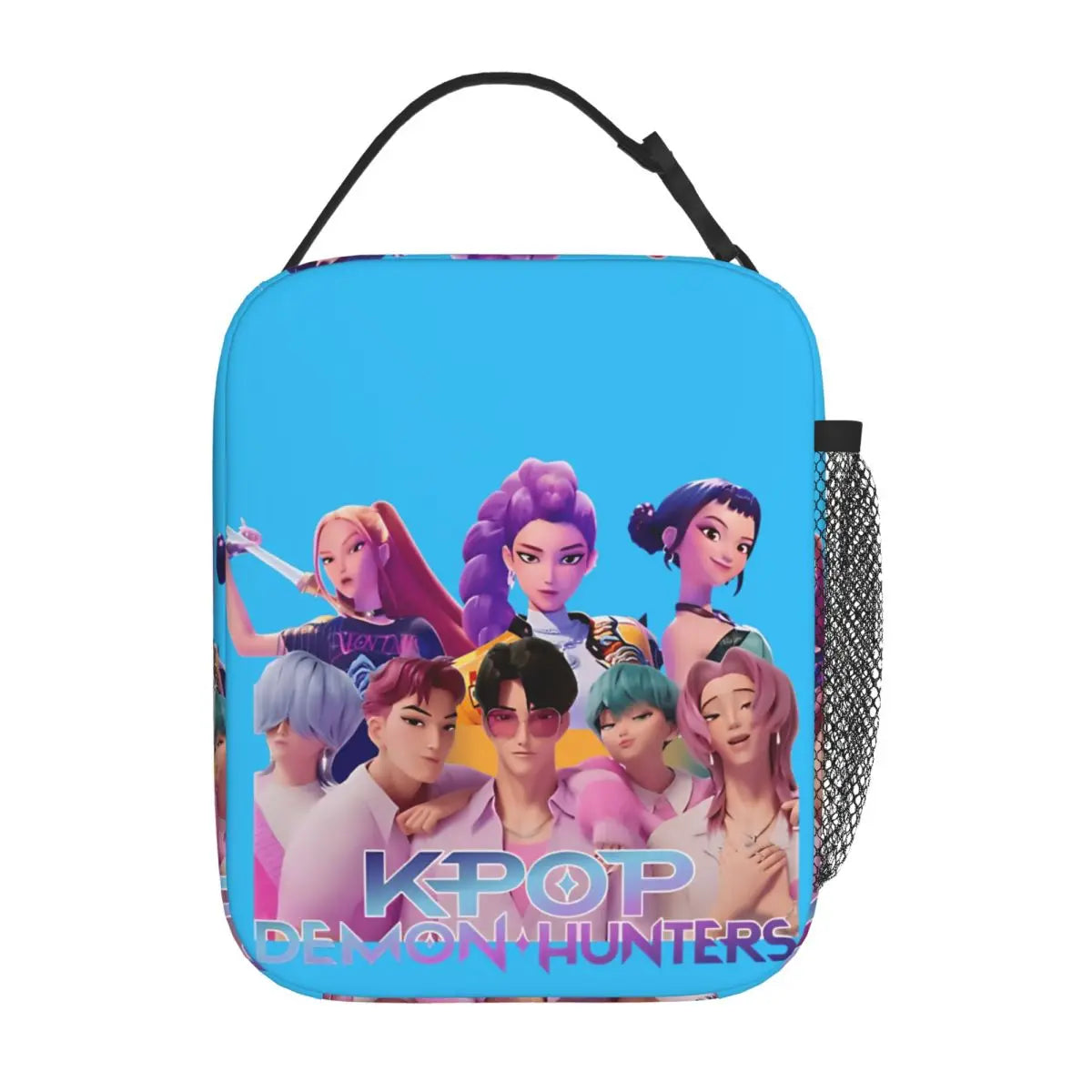 Huntrix Girls Cup Noodles Kpop Demon Hunters Lunch Bag Portable Lunch Box Men Office Print Cooler Bag Leisure Oxford Lunch Bags