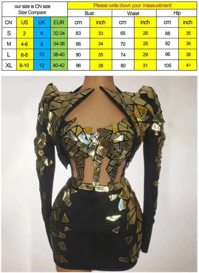 Nightclub Sequins Costumes Nightclub Bars Dance Dresses Models Catwalks Parties Annual Meeting Dinner Dresses Vestido Luxo Festa