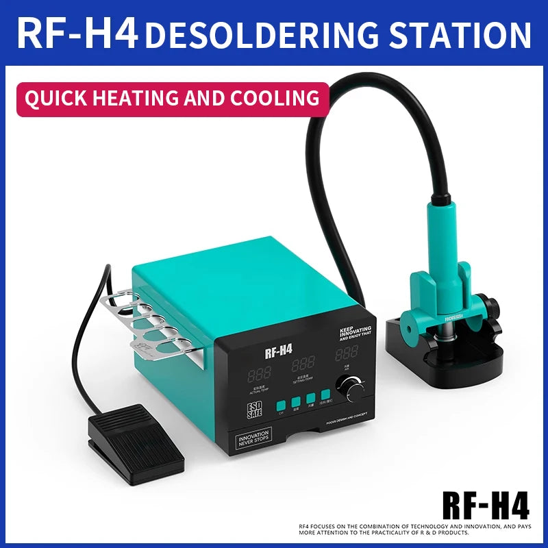Turbine anti-static hot air desoldering station Air gun repair welding digital display high frequency BGA chip desoldering stati