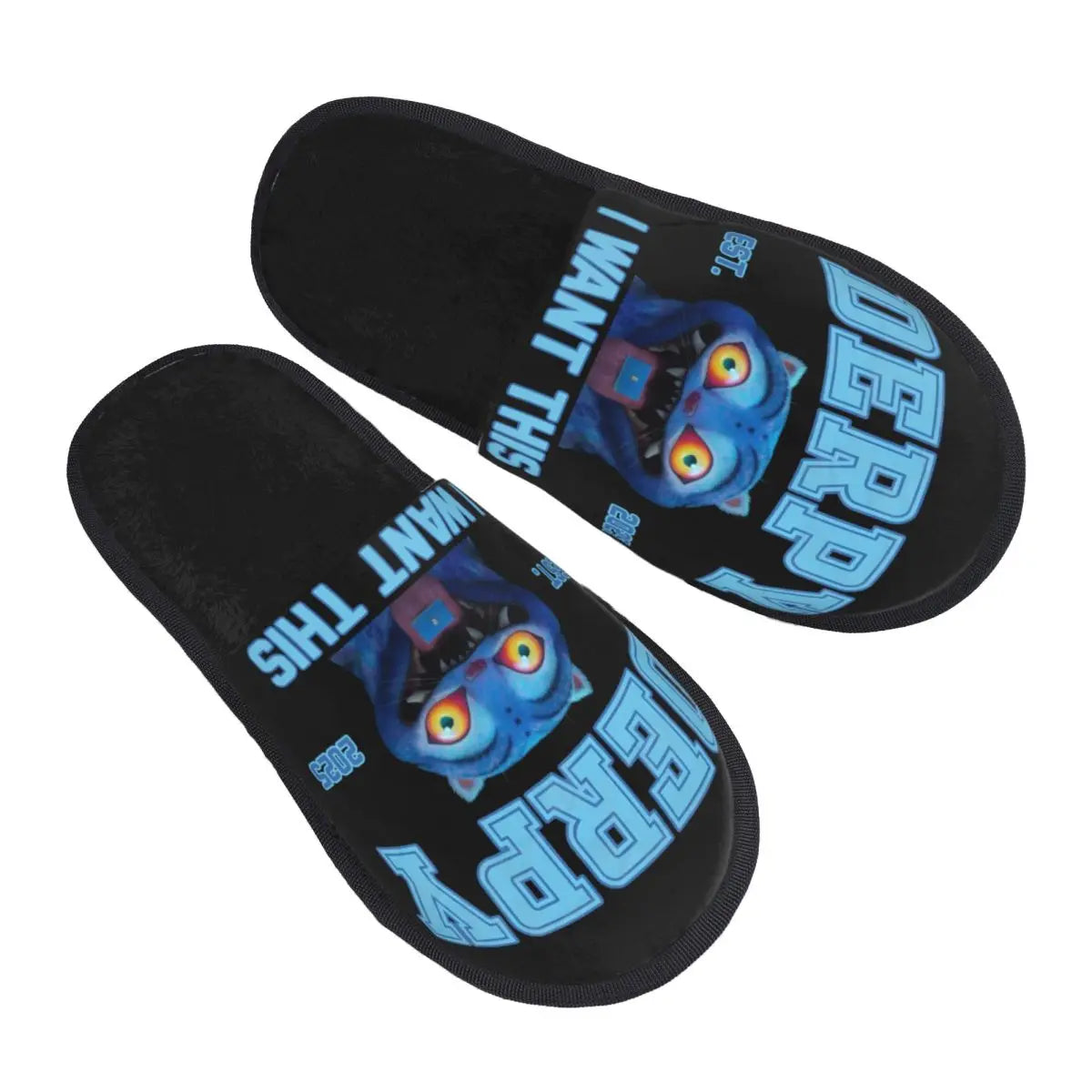 Kpop Demon Hunters Huntrix Soft Scuff Memory Foam Slippers Women Spa House Shoes