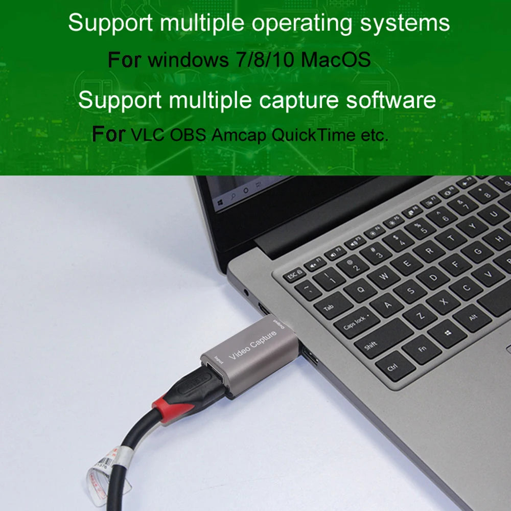 USB2.0 3.0 Video Capture Card 4K HDMI-compatible For Video Grabber Live Streaming Box Recording for PS4 XBOX Game HD Camera