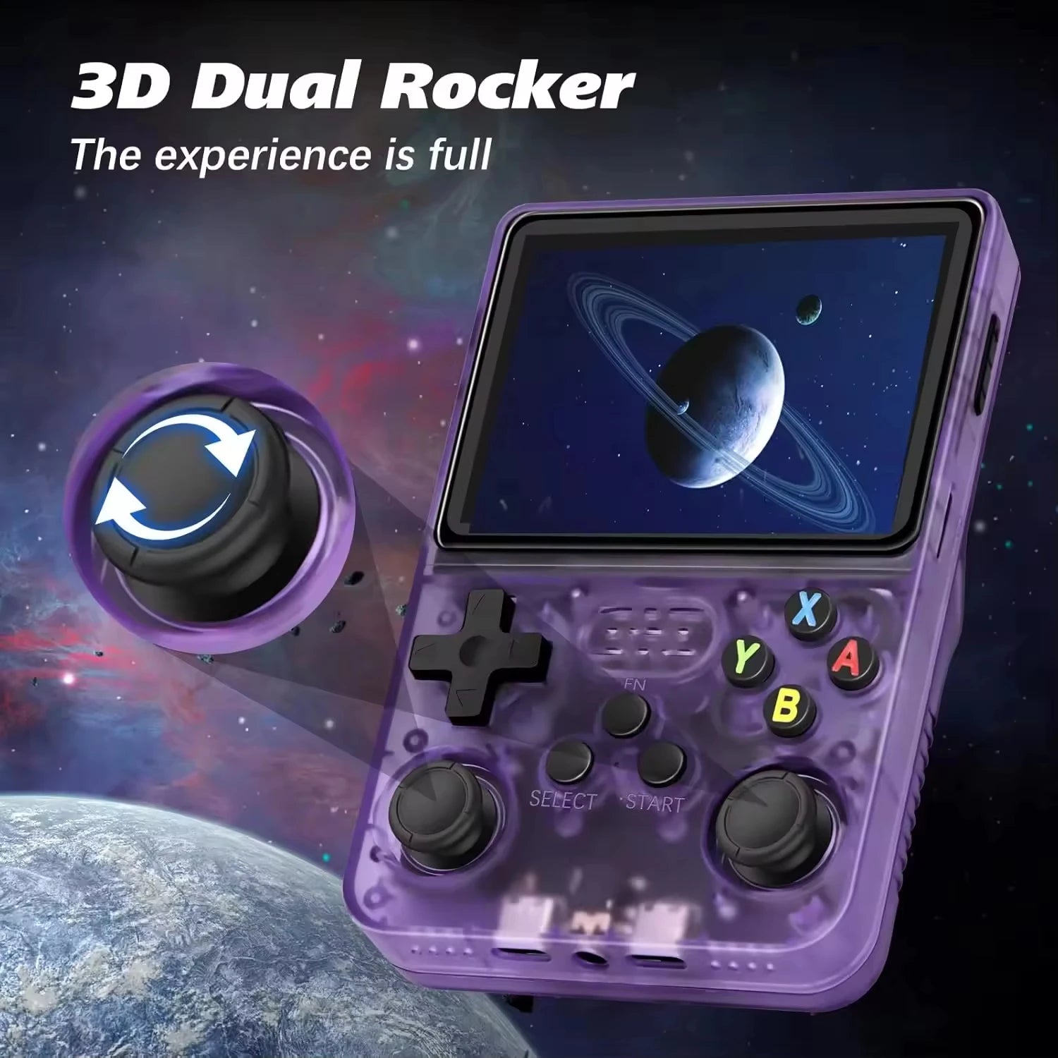 R36S Retro Handheld Video Game Console 3.5 Inch IPS Screen Storage 20000 Game Library Arkos Linux System Portable Pocket Player