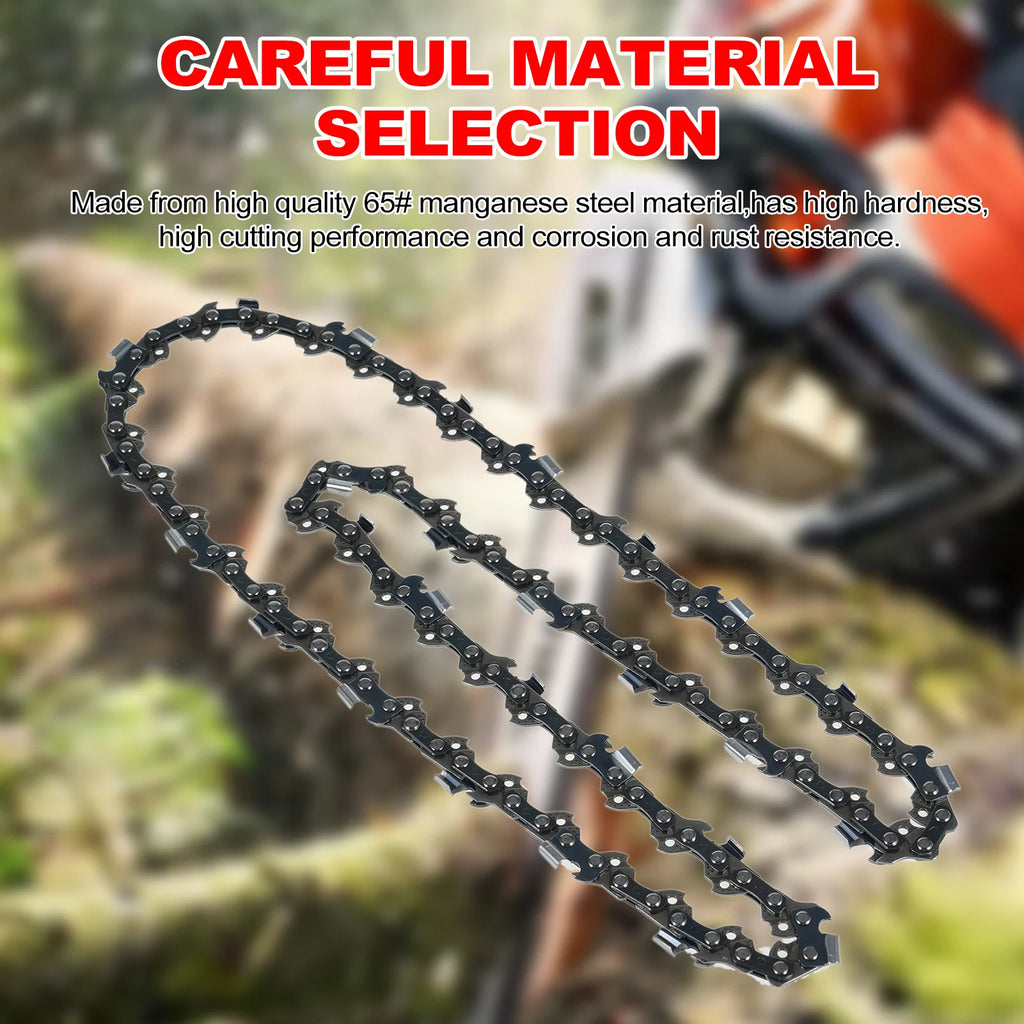 16 Inch Chainsaw Chain 3/8LP .050" 56DL  Easy Install Replacement Chain for Electric Chain Saws Wood Cutting