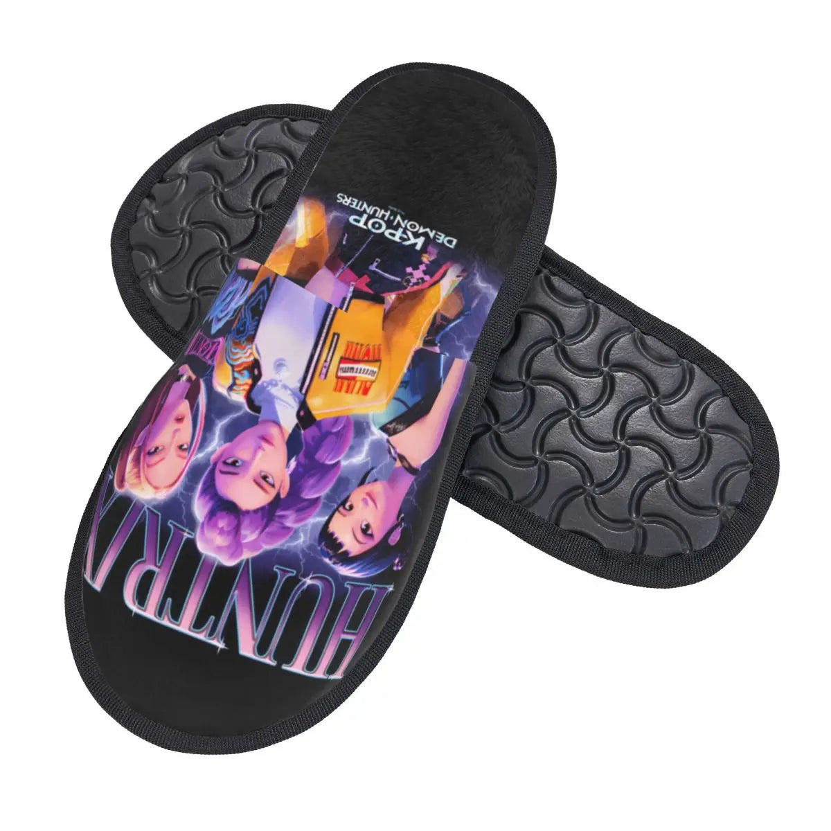 Kpop Demon Hunters Huntrix Rumi Zoey Mira Girls Guest Slippers for Bathroom Women Custom Print House Slipper