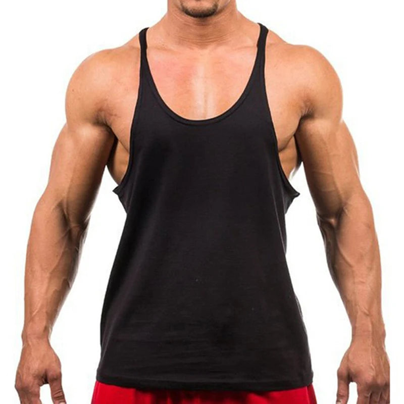 Bodybuilding Tank Top Men's Bodybuilding Clothes Fitness Sleeveless Top For Bodybuilding Male Undershirt Clothing Gym