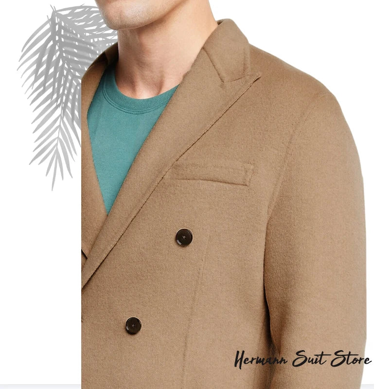 Autumn Winter Men's Thick Suit Coat Blazers Business Casual Men's Top Suit Jacket