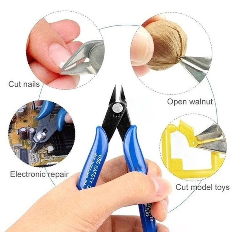 1PCS Wire Cutter Cutting Pliers, Precision Side Nippers for DIY Electronic Repair, Durable Hand Tools for Hobby Craft Use