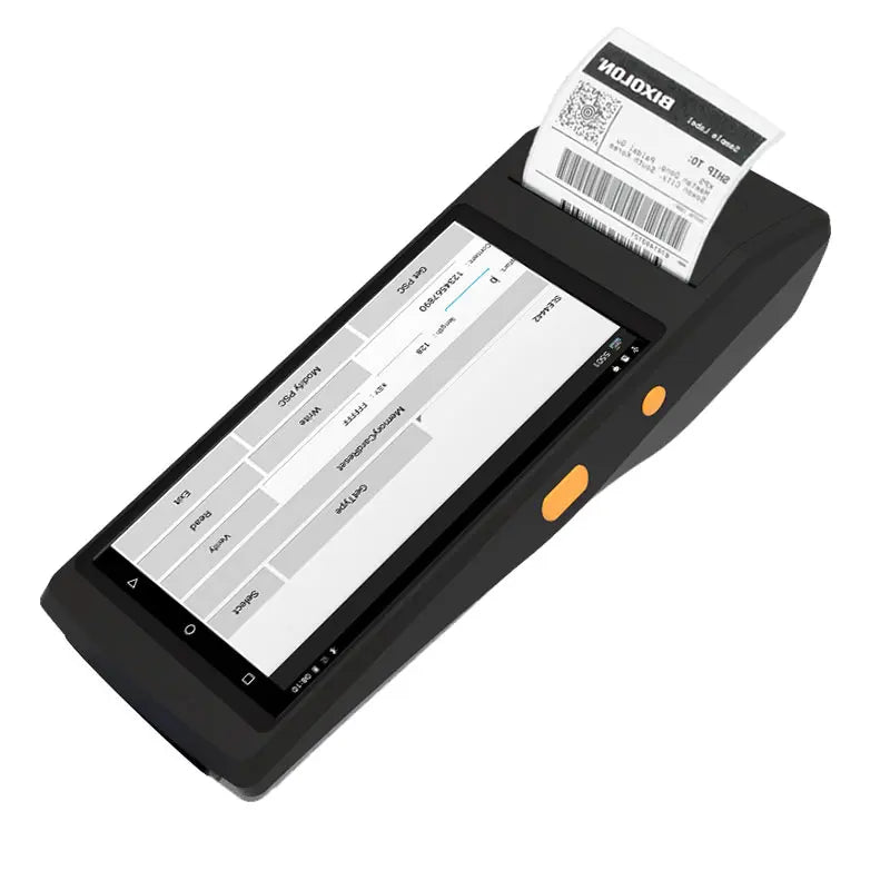 TS-501 5.5 Inch Inventory Supports Android 7.0 Receipt Barcode Fingerprint Handheld 58mm Waterproof Thermal Printer