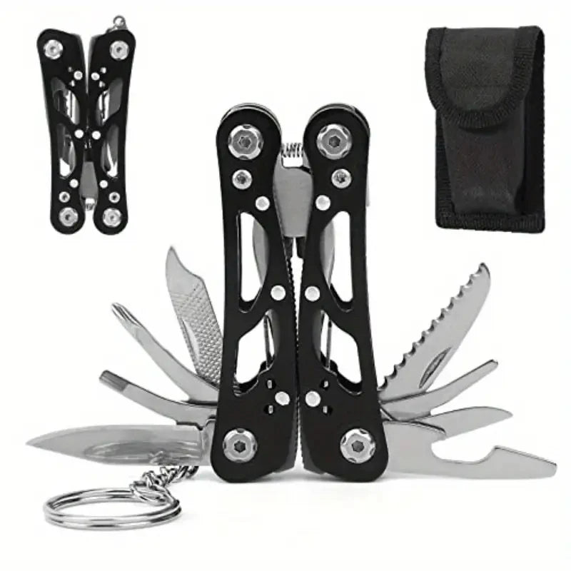 Outdoor Hunting Survival Rescue Tactical Multipurpose Repair Tool Folding Multi-tool Pocket Knife Pliers Mini Portable Fold