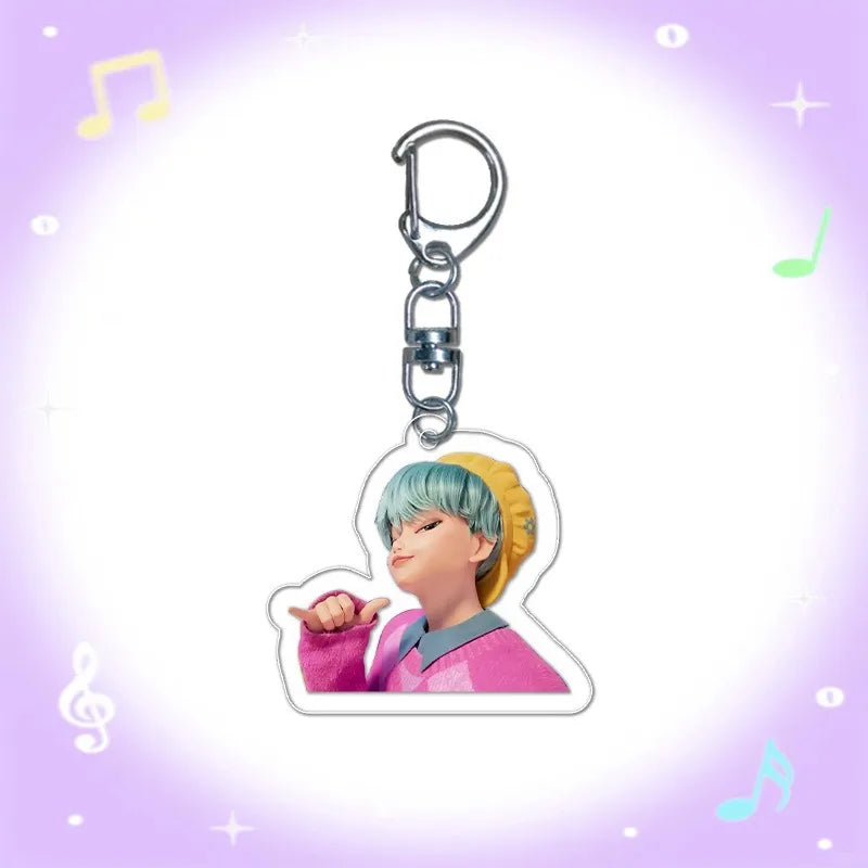 Kpop DemonHunt Collectible keychain fans merch goods  Backpack decorations wallet pendants gifts small gifts