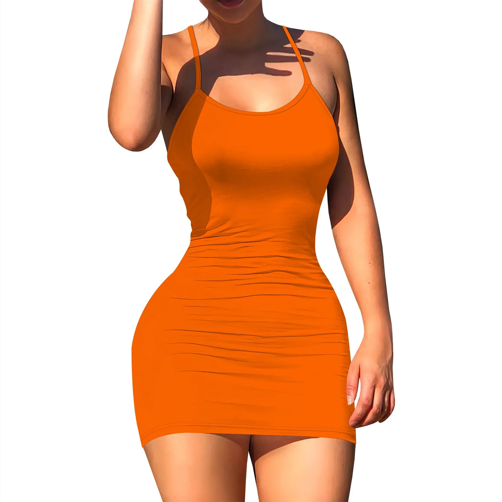 Women's Summer Floral Print A Line Short Cami Dress