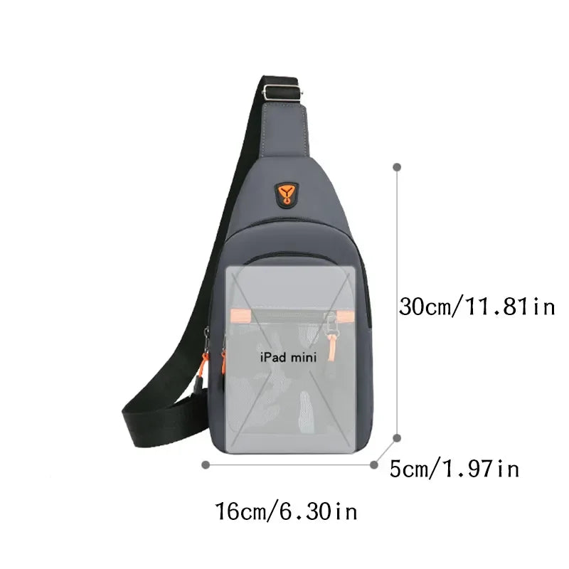 Clearance_Chest Bag Men's 2023 New Fashion, Business, Leisure, Shoulder Bag, Multi-Functional Outdoor Crossbody Bag_Continuous u