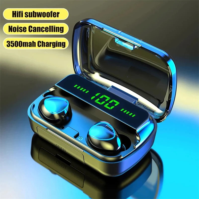 Bluetooth headset M10 hands-free LED Dispay headset Bluetooth HiFi stereo music wireless earplug waterproof game headset