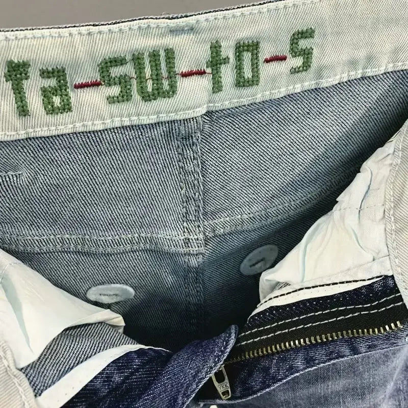 Summer New European Sle Slim Fit Men's Denim orts Trendy Casual Five-Quarter Pants Straight Leg Jeans Youth ular