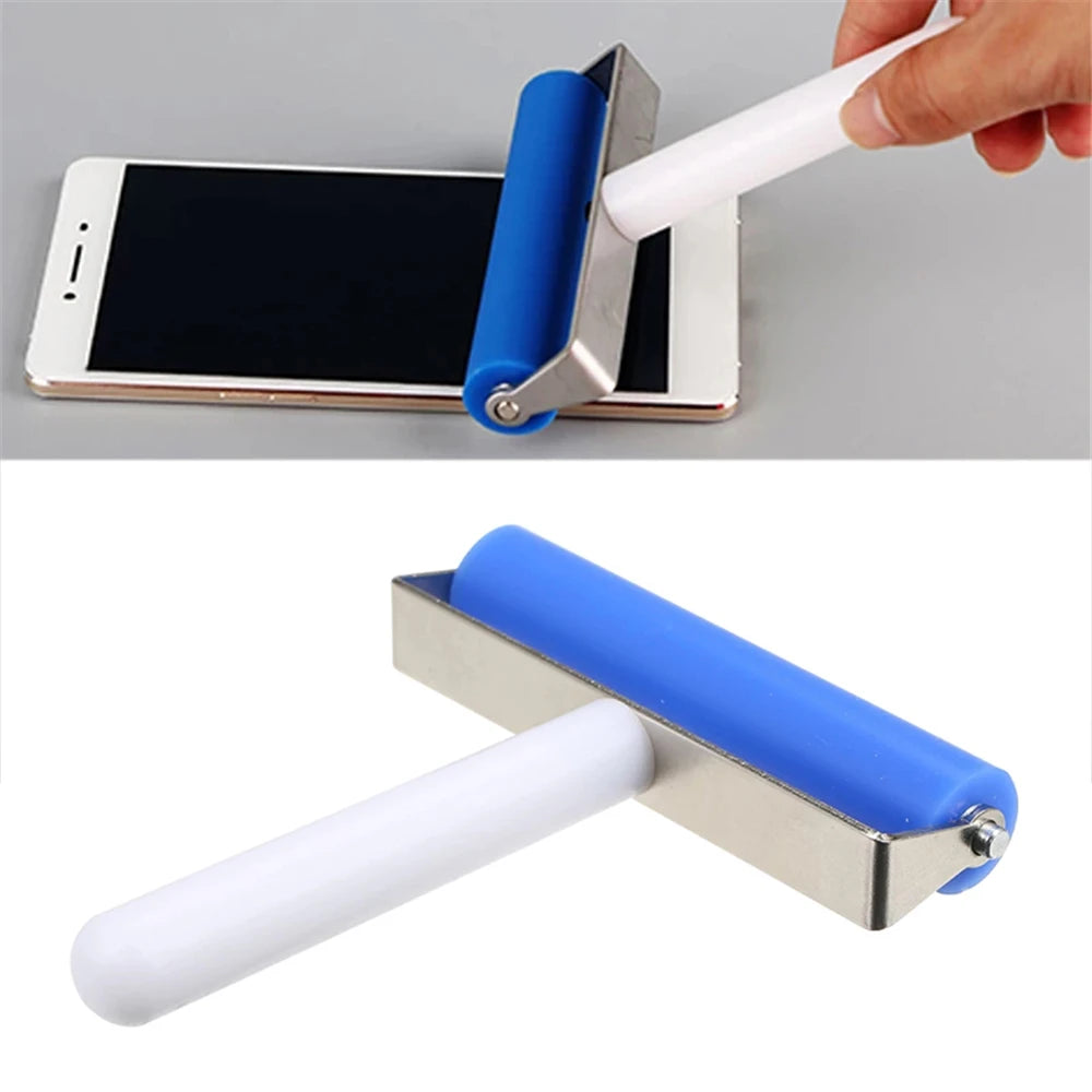 Durable Blue Laptop Screen Soft Rubber Mobile Phone LCD OCA Screen Film Pasting Roller Tool Phone Repair Tools Silicone Roller