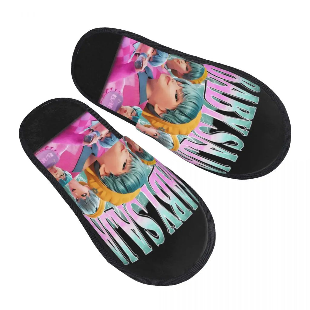 Kpop Demon Hunters Huntrix Rumi Zoey Mira Girls Guest Slippers for Bathroom Women Custom Print House Slipper