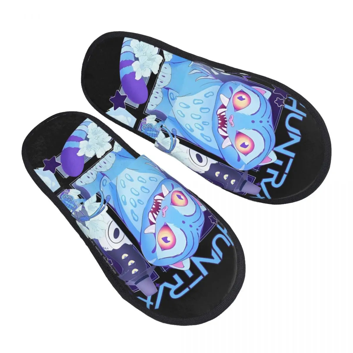 Custom Print Women Zoey Huntrix Kpop Demon Hunter House Slippers Cozy Warm Memory Foam Fluffy Slipper Indoor Outdoor Shoes
