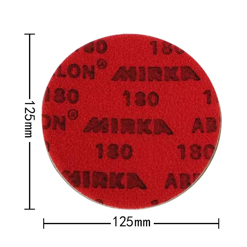 Mirka Abralon 5Inch 125mm  180-4000 Grit Sponge SangdingDiscs Foam Hook  Loop Sandpaper Flexibly Polish Plane For Car Paint Glas