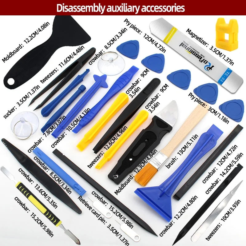 34/15 in 1 Precision Repair Screwdriver Tool Kit for Mobile Phone Laptop Tablet Computer Electronics Disassembly and Maintenance